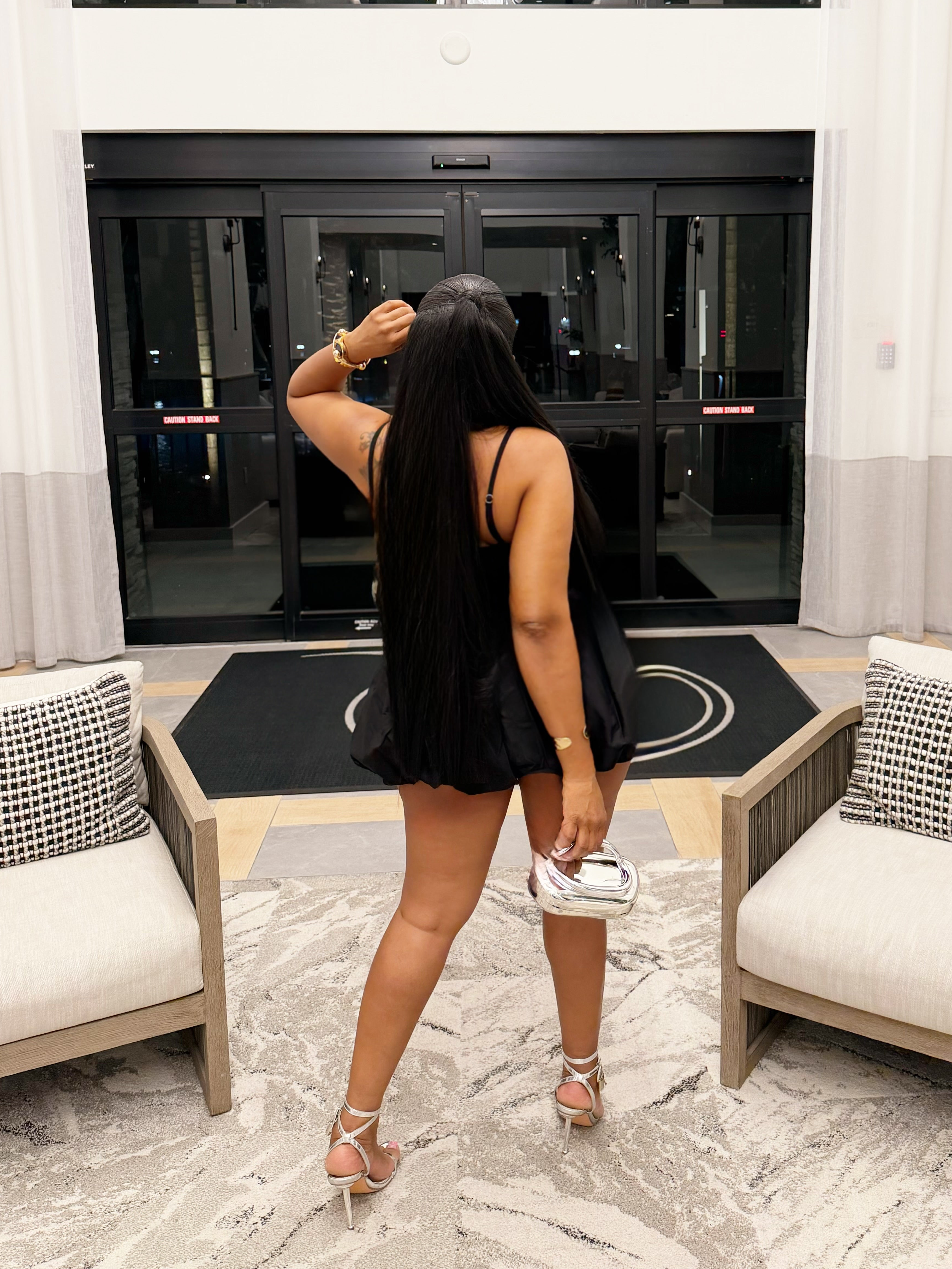 Augustine Puff Mini Dress