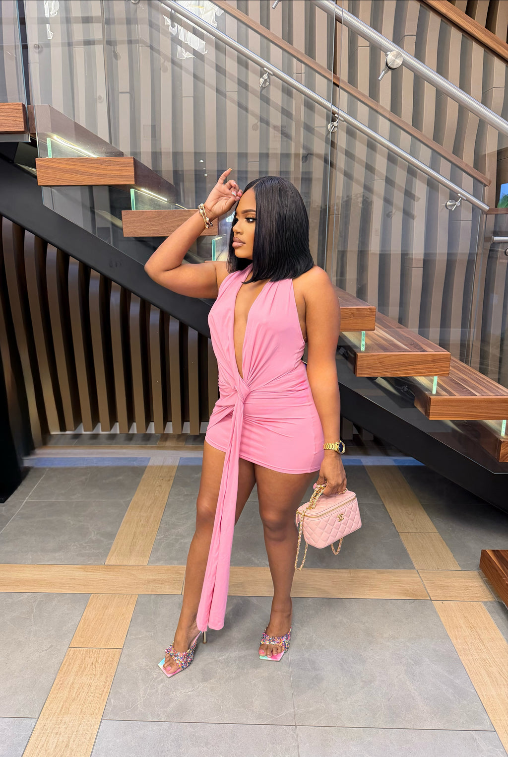 All the Attention Mini Dress