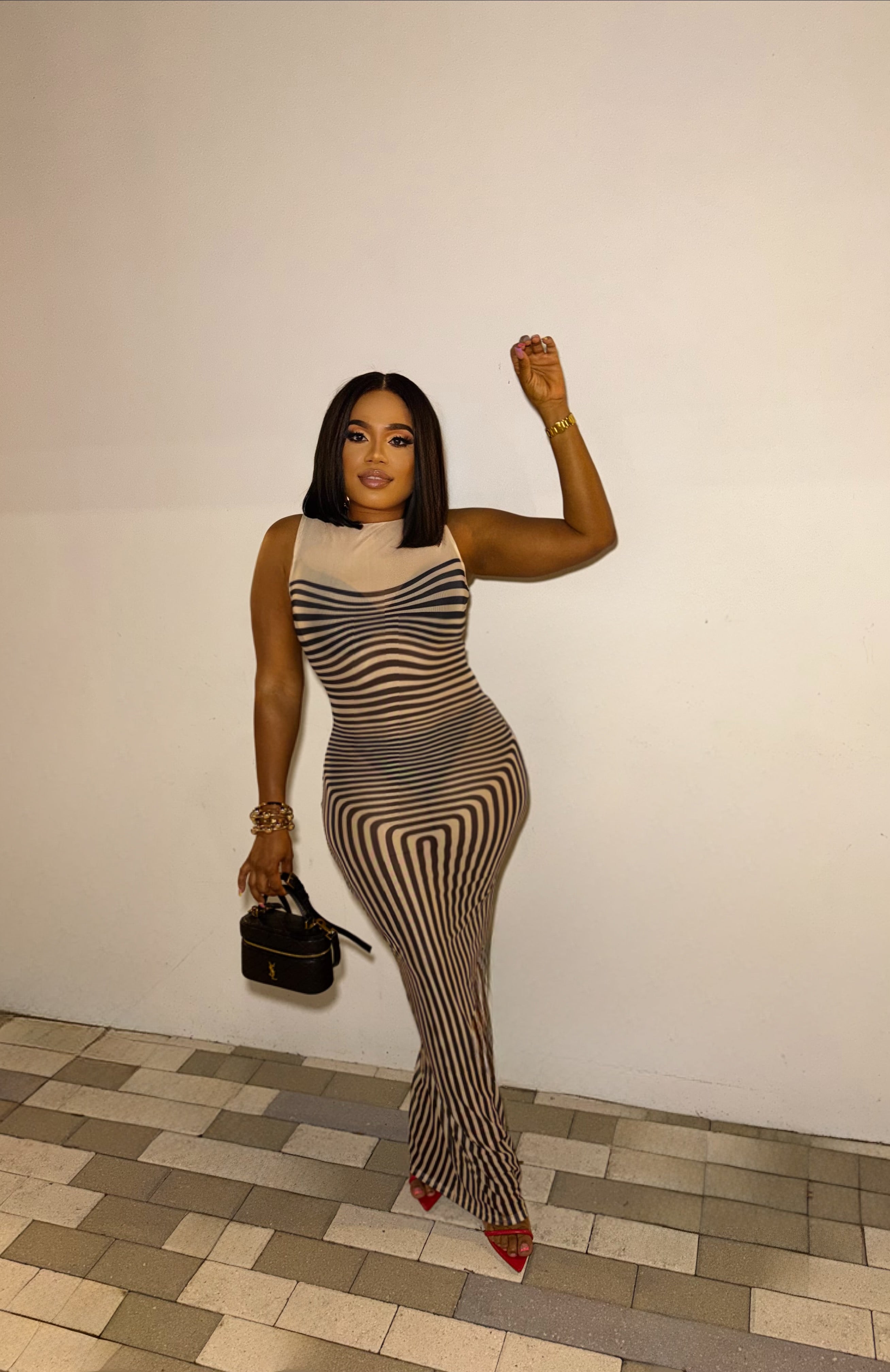 Kiki Zebra Maxi Dress