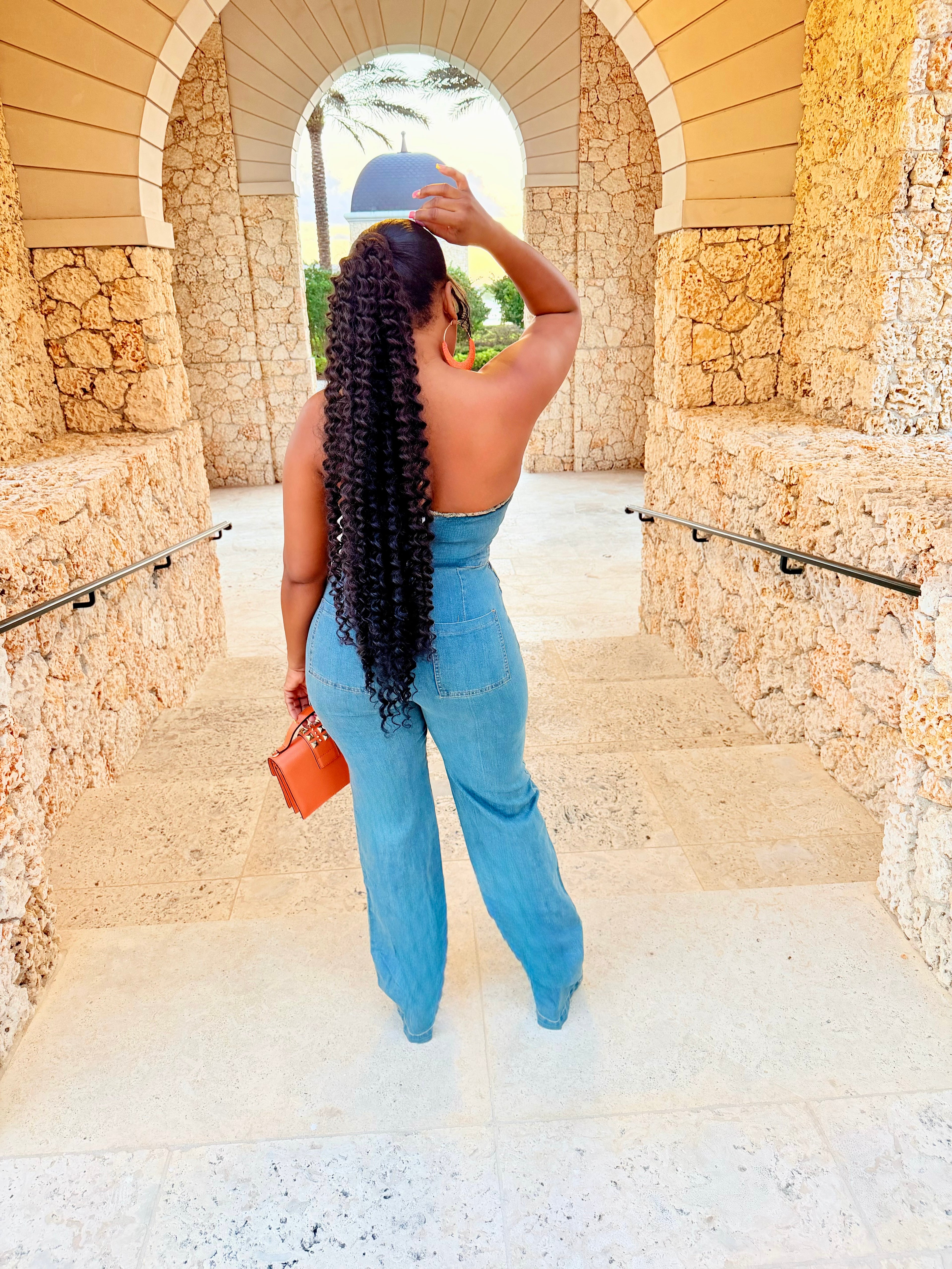 Caught In Denim Jumpsuit