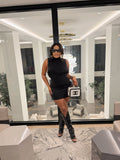 Melanie Cut-Out Mini Dress