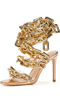 All Tied Up Chain Heels