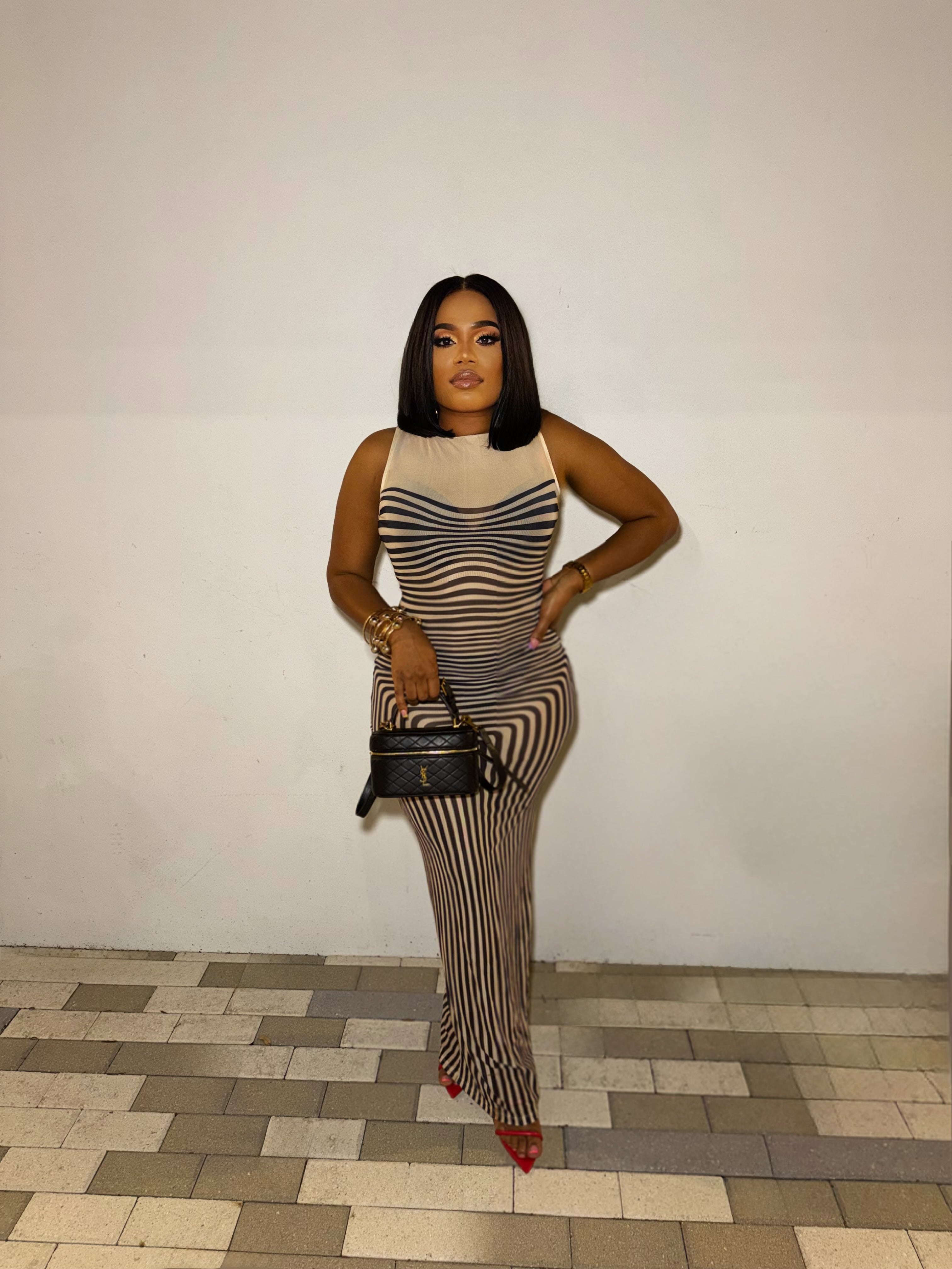 Kiki Zebra Maxi Dress