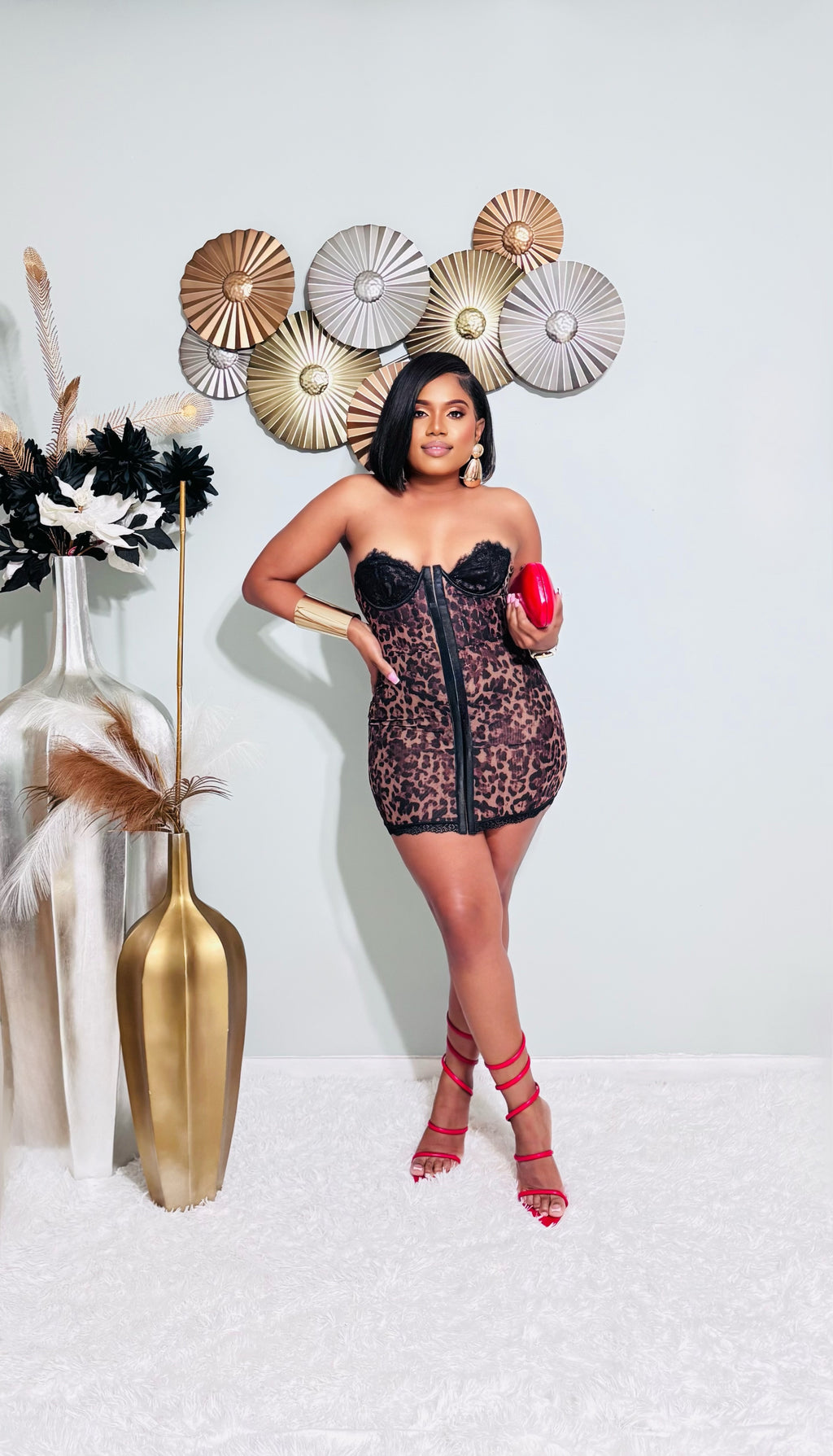Luxe Tamed Corset Mini Dress